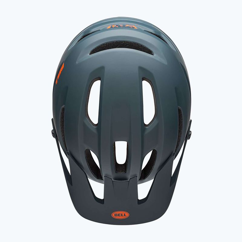 Cască de ciclism Bell 4Forty matte gloss slate/orange 4
