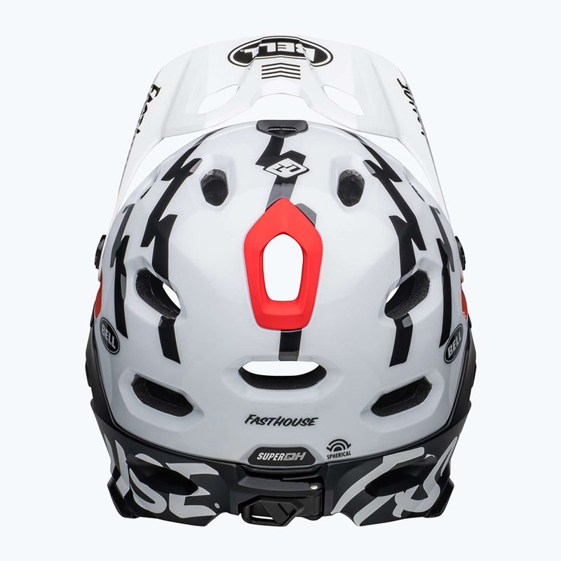 Cască de ciclism Bell FF Super DH MIPS Spherical fasthouse matte gloss black/white 4