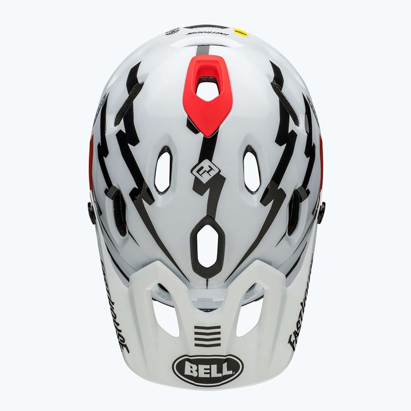 Cască de ciclism Bell FF Super DH MIPS Spherical fasthouse matte gloss black/white 6