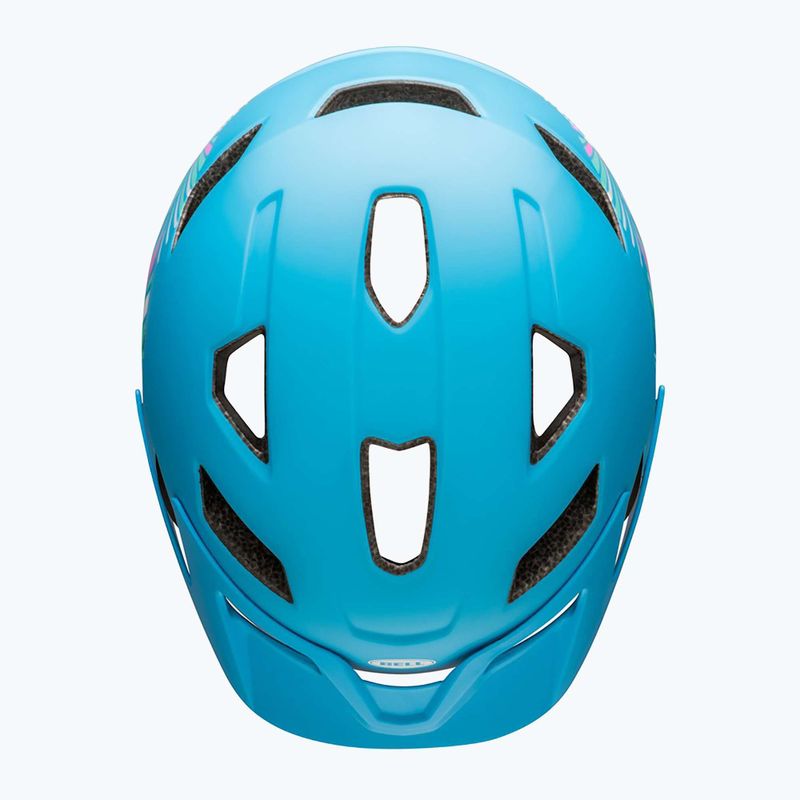 Cască de ciclism pentru copii Bell Sidetrack Integrated MIPS Jr matte light blue/chapelle 4