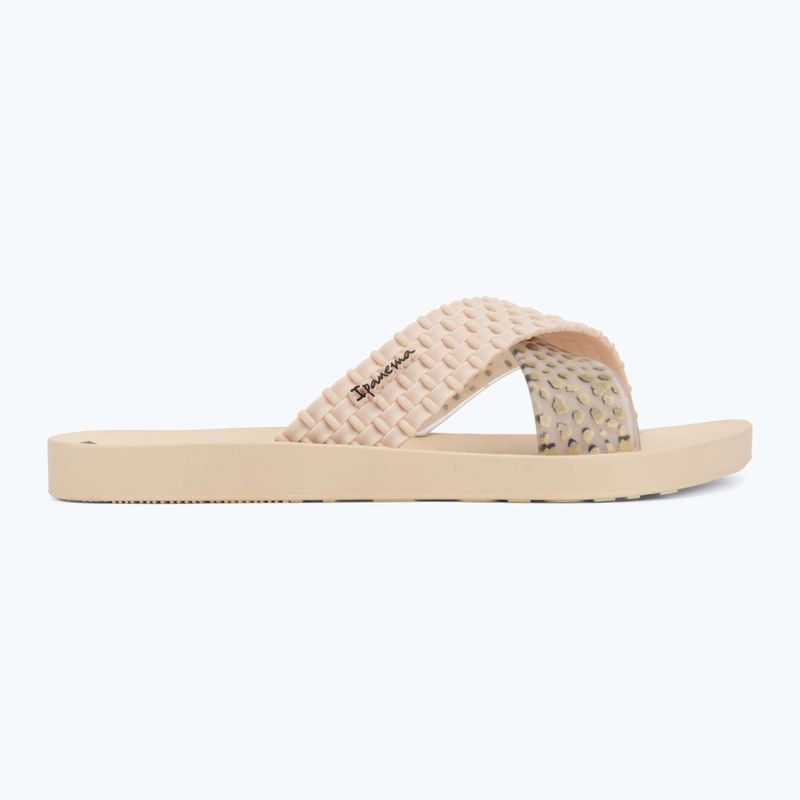 Papuci pentru femei Ipanema Sense Slide beige/beige/black 2