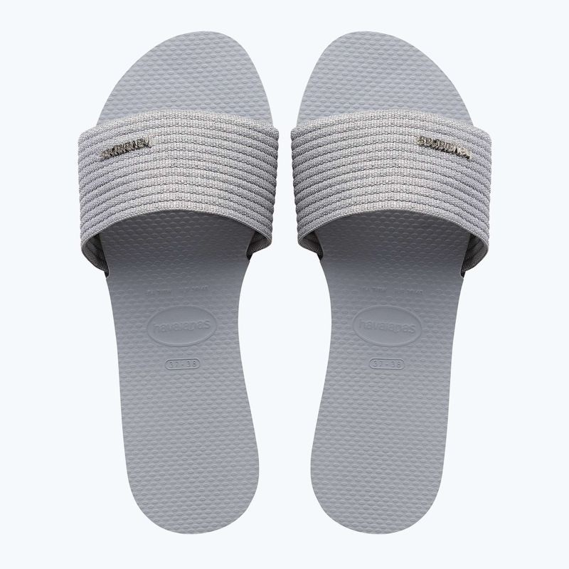 Papuci pentru femei Havaianas You Malta Metallic ice grey 10