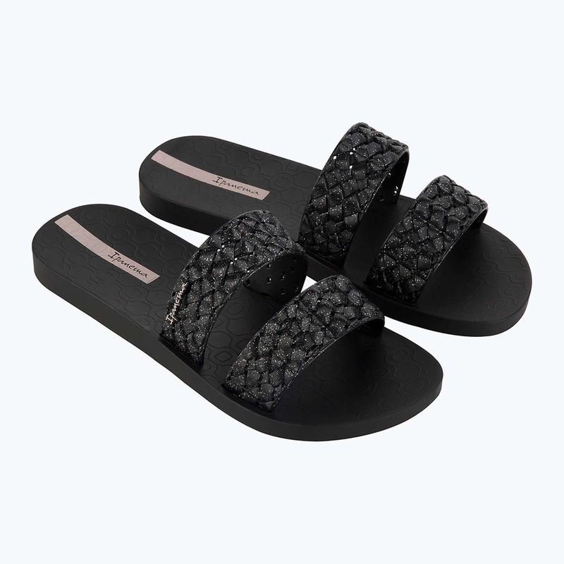 Papuci pentru femei Ipanema Renda II black/glitter black 8