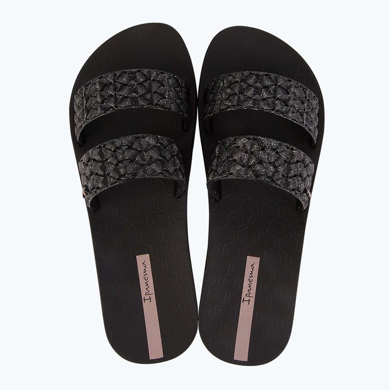 Papuci pentru femei Ipanema Renda II black/glitter black 9