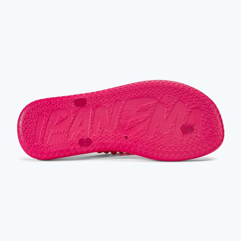 Papuci pentru femei Ipanema Meu Sol Thon dark pink/green 4