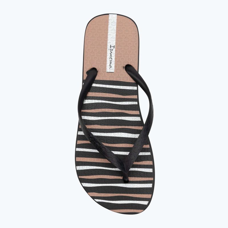 Șlapi pentru femei Ipanema Classic Happy XII black/black/pink 5