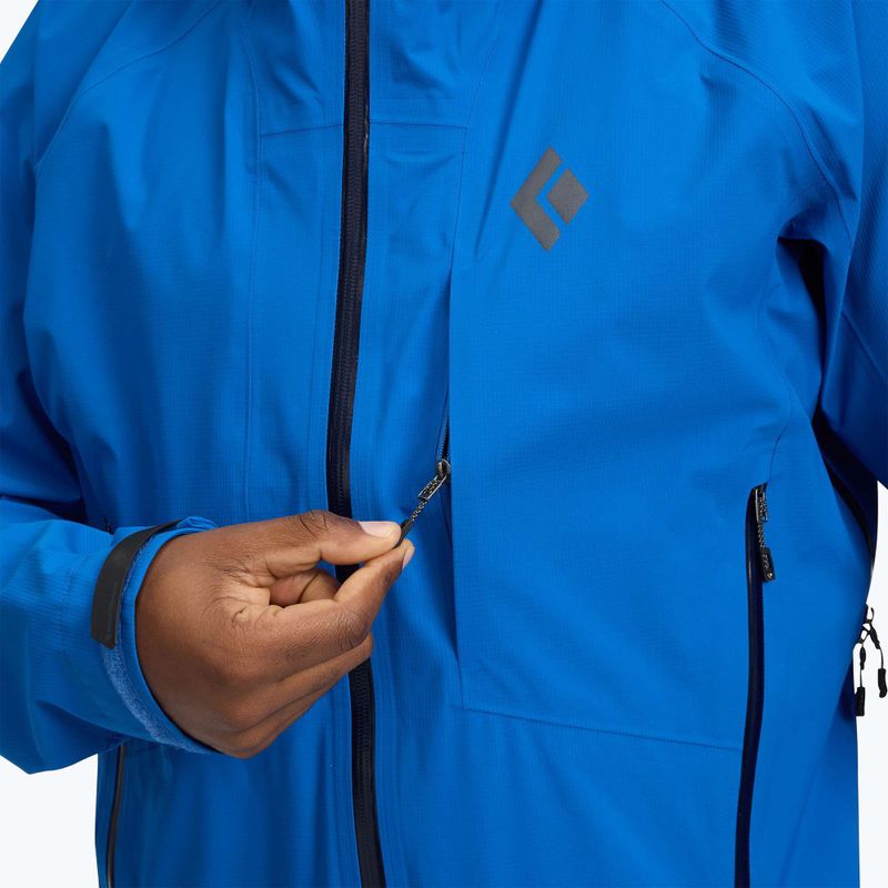 Geacă de ploaie pentru bărbați Black Diamond Highline Stretch Shell drifter blue 5
