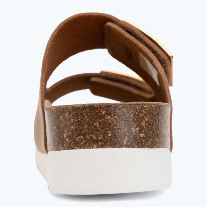 Șlapi de damă Scholl Montery 2 Straps Ad Med cognac 6