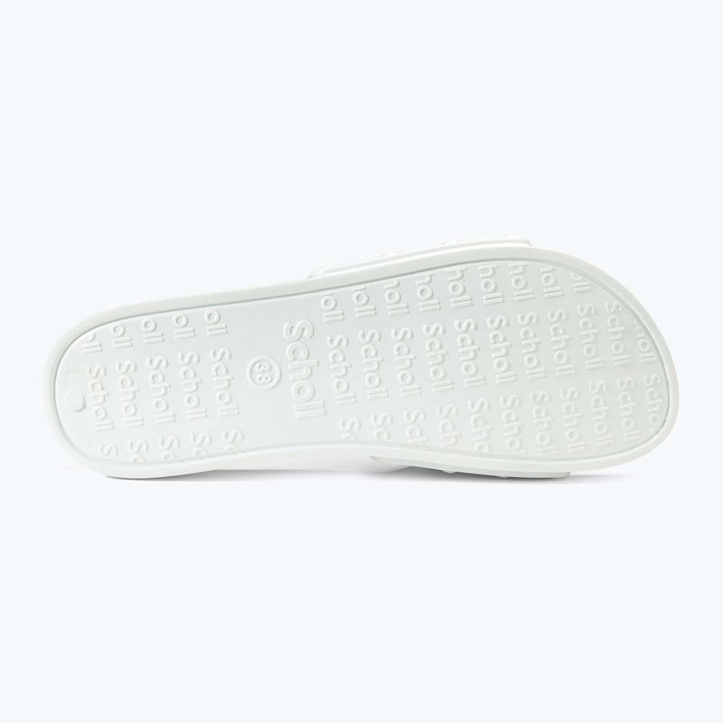Papuci pentru femei  Scholl Pescura Flat Aqua Eva off white 4