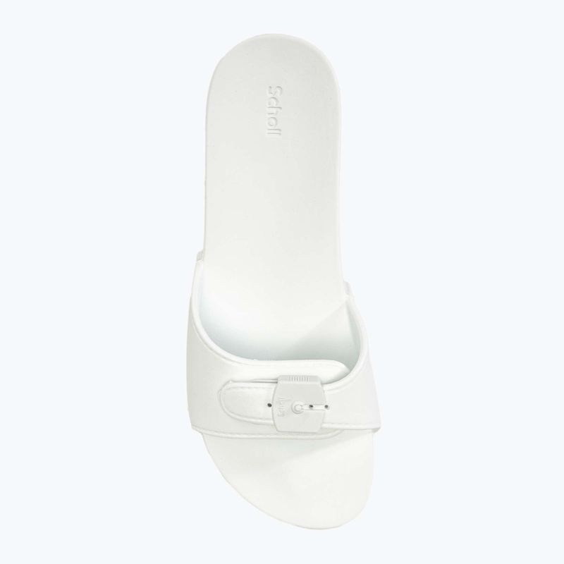Papuci pentru femei  Scholl Pescura Flat Aqua Eva off white 5