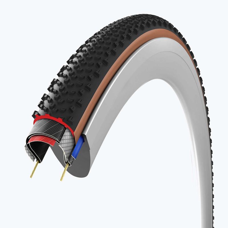 Anvelopă de bicicletă Vittoria Terreno T60 G2.0 TLR Gravel Endurance black/brown 4