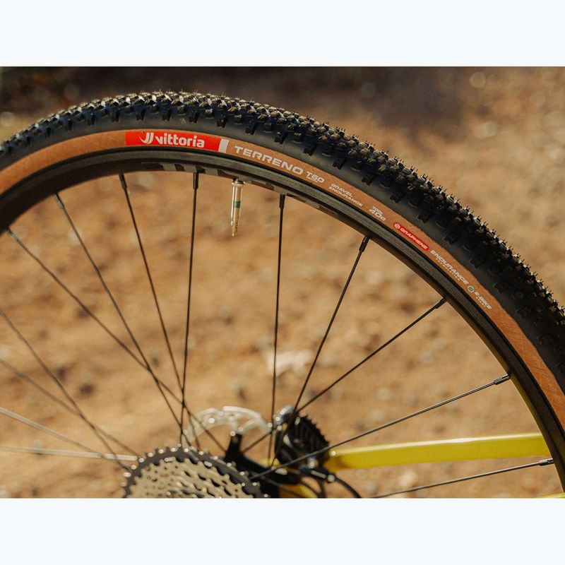 Anvelopă de bicicletă Vittoria Terreno T60 G2.0 TLR Gravel Endurance black/brown 5