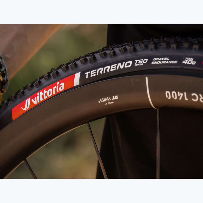 Anvelopă de bicicletă Vittoria Terreno T60 G2.0 TLR Gravel Endurance black/brown 6