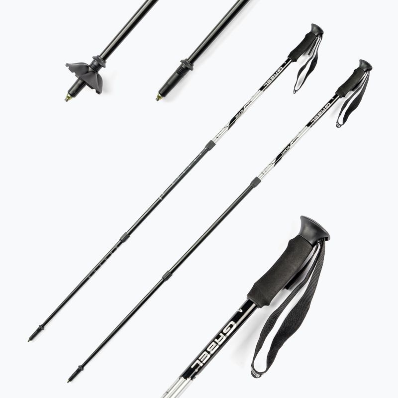 Bețe de trekking GABEL Mont Blanc Lite, negru, 7009430600000 6