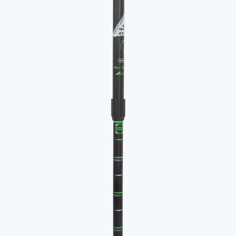 Bețe de nordic walking GABEL Carbon XT 2S 80 F.L. black/lime 4