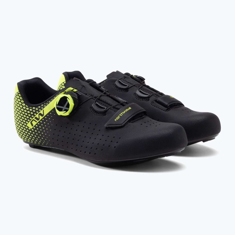Pantofi de ciclism pentru bărbați Northwave Core Plus 2 negru/galben 80211012 5