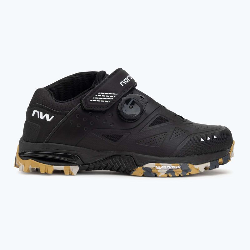 Încălțăminte de ciclism MTB pentru bărbați Northwave Enduro Mid 2 black/camouflage 2