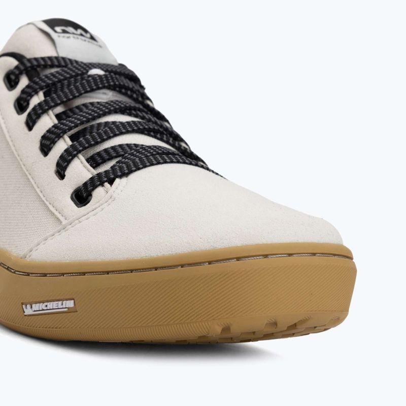Încălțăminte ciclism pe platformă pentru bărbați Northwave Tailwhip off white 7