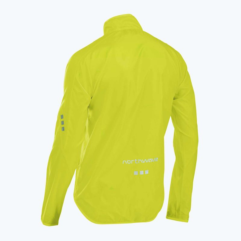 Geacă de ciclism pentru bărbați Northwave Vortex 2 yellow fluo 2