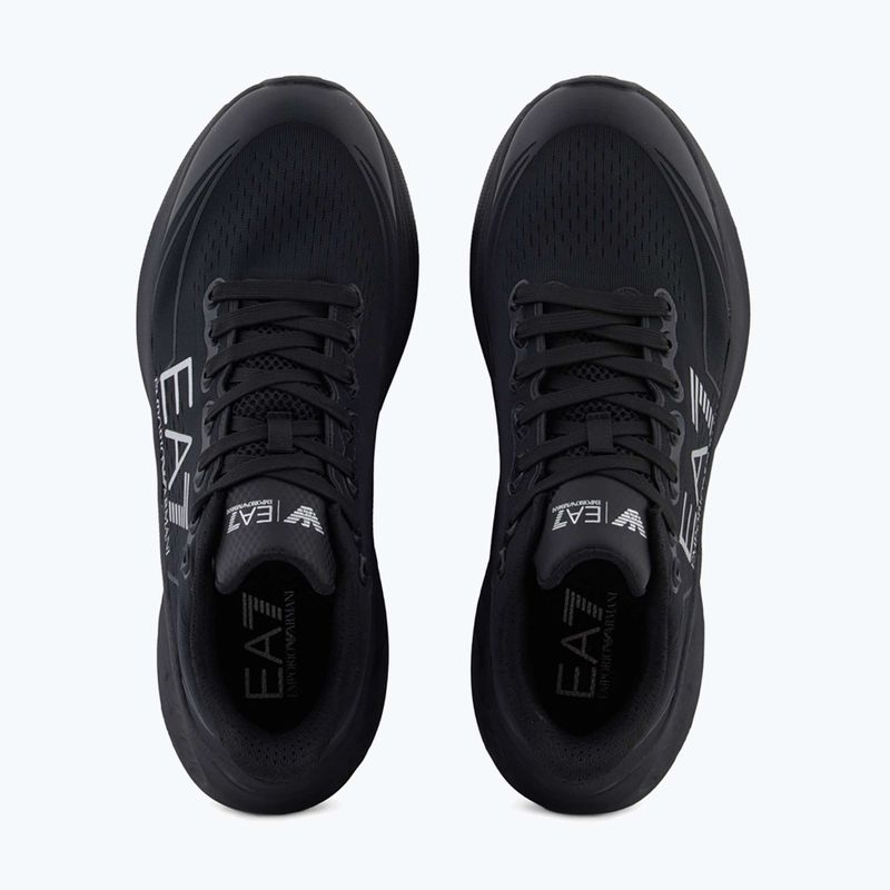 Încălțăminte EA7 Emporio Armani Wave Cracking full black / silver 12