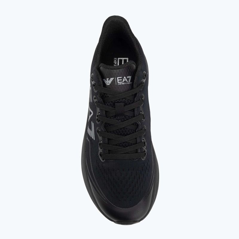 Încălțăminte EA7 Emporio Armani Wave Cracking full black / silver 5