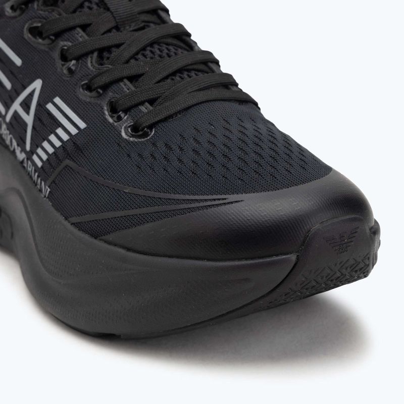 Încălțăminte EA7 Emporio Armani Wave Cracking full black / silver 7