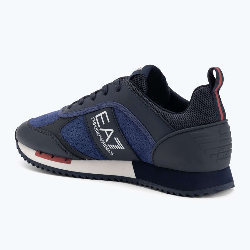 Încălțăminte EA7 Emporio Armani Black & White Suede sky captain / deep cobal / mineral 3