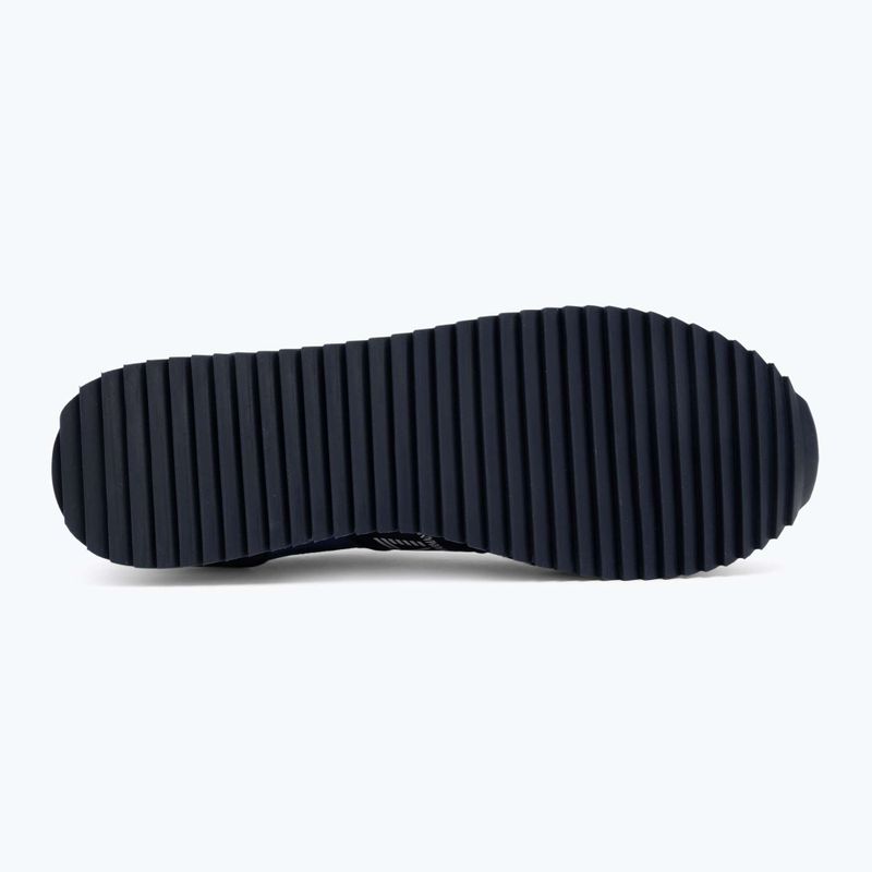 Încălțăminte EA7 Emporio Armani Black & White Suede sky captain / deep cobal / mineral 4