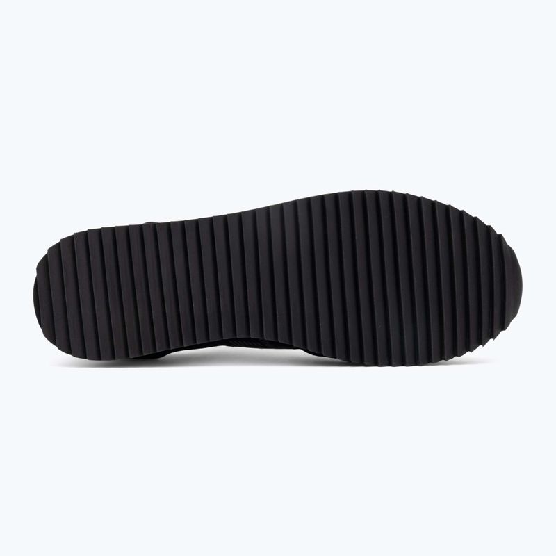 Încălțăminte EA7 Emporio Armani Black & White Suede triple black micropunch 4