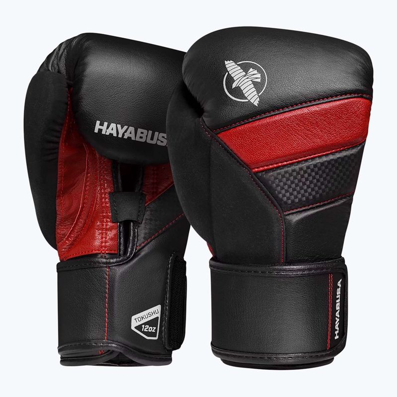 Mănuși de box Hayabusa T3 black/red 2