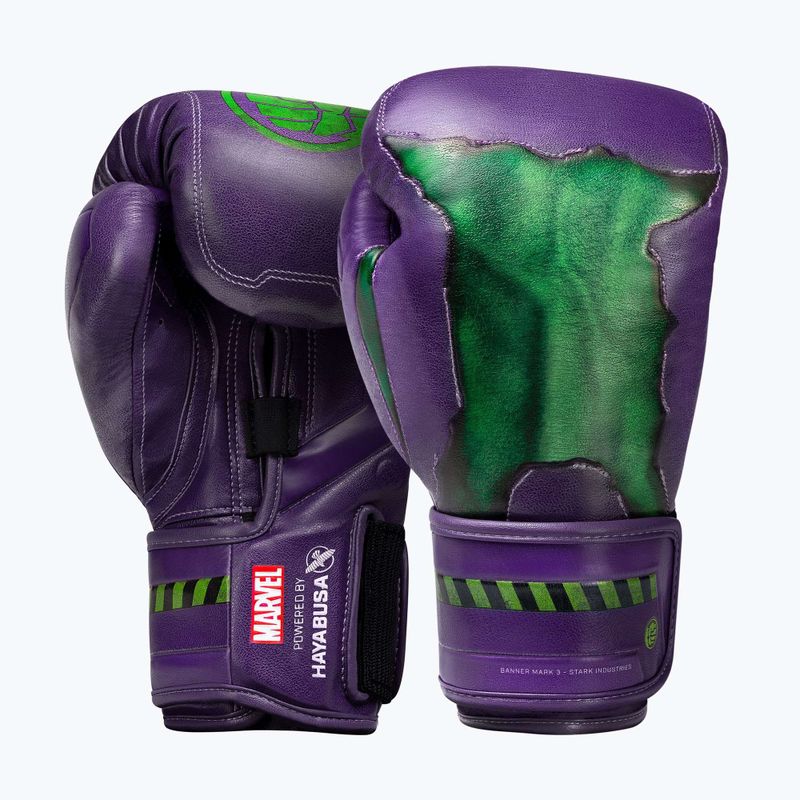 Mănuși de box Hayabusa Marvel's Hulk purple/green 2