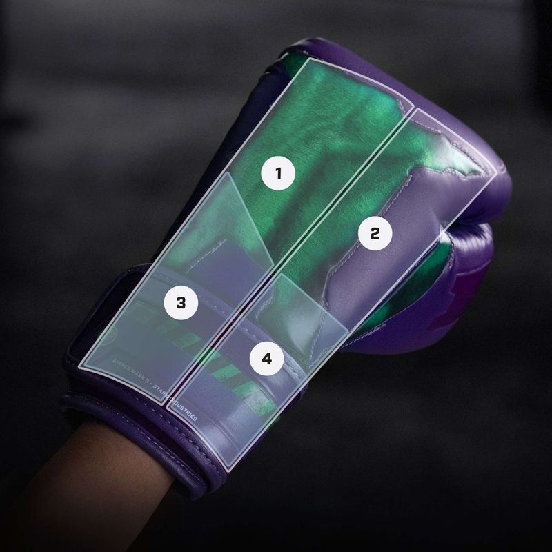 Mănuși de box Hayabusa Marvel's Hulk purple/green 10