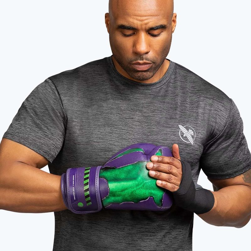 Mănuși de box Hayabusa Marvel's Hulk purple/green 12