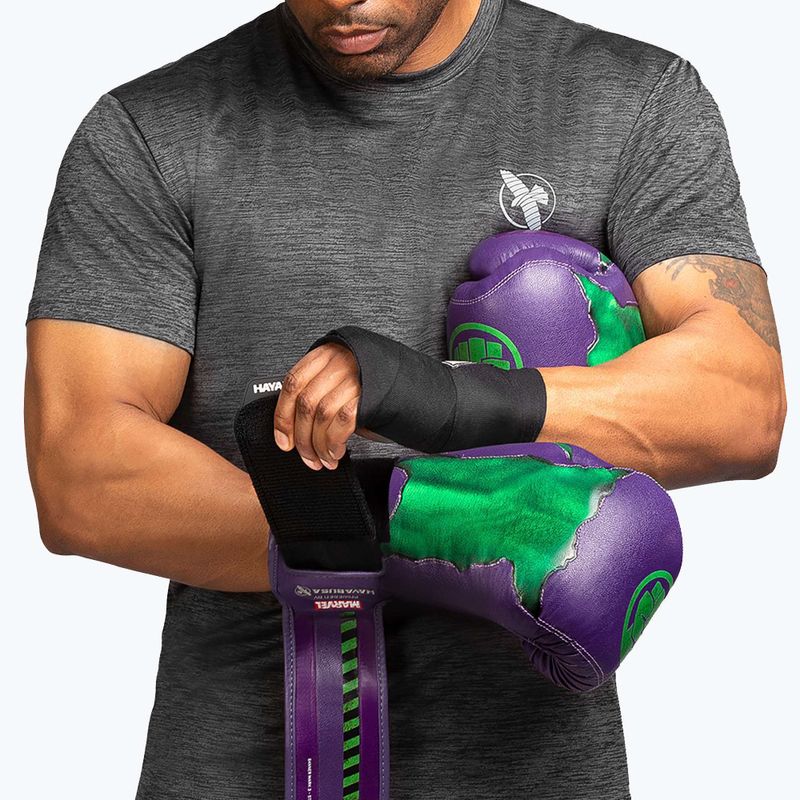 Mănuși de box Hayabusa Marvel's Hulk purple/green 13