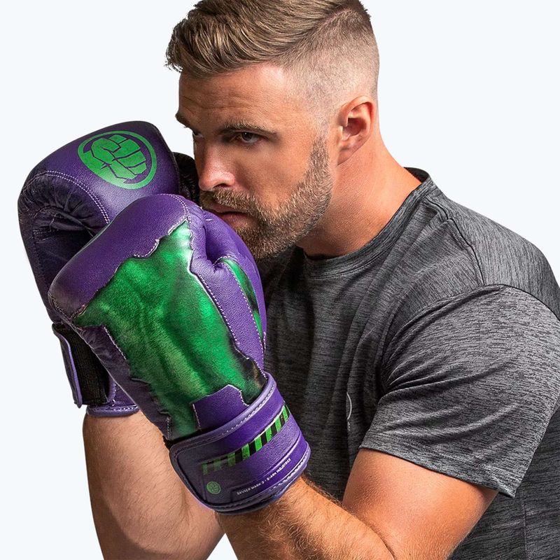 Mănuși de box Hayabusa Marvel's Hulk purple/green 14