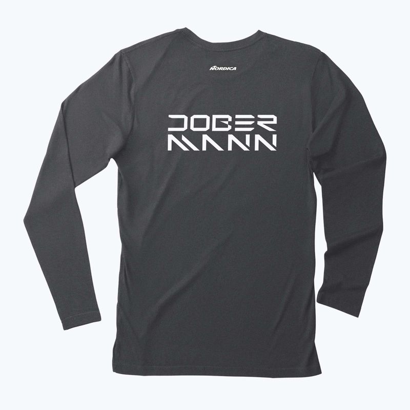 Longsleeve pentru bărbați Nordica Dobermann black/white 2