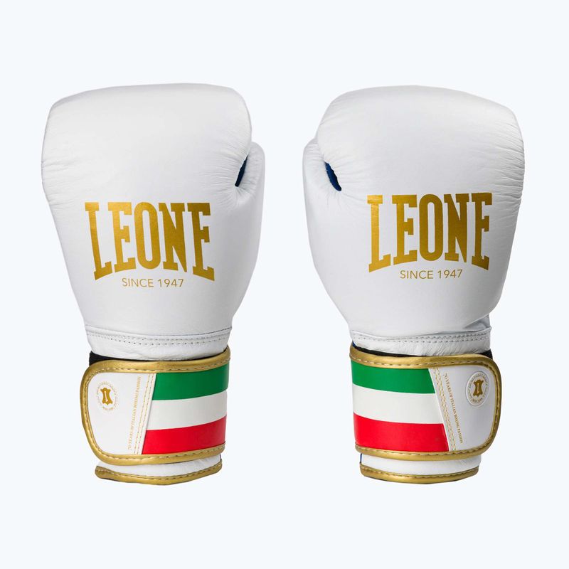 Mănuși de box Leone 1947 Italia '47 alb GN039 3