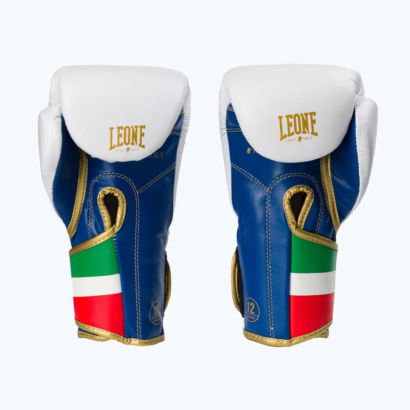 Mănuși de box Leone 1947 Italia '47 alb GN039 4
