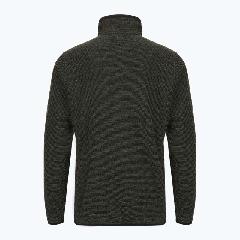 Bluză fleece pentru bărbați CMP 35H3907 Melange Knitted forest melange/black/ferrari red 2