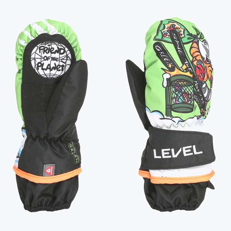 Mănuși de schi pentru copii  Level Animal lime 7