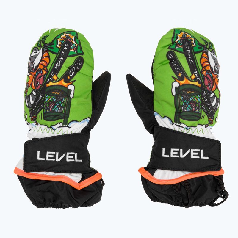 Mănuși de schi pentru copii  Level Animal lime 2