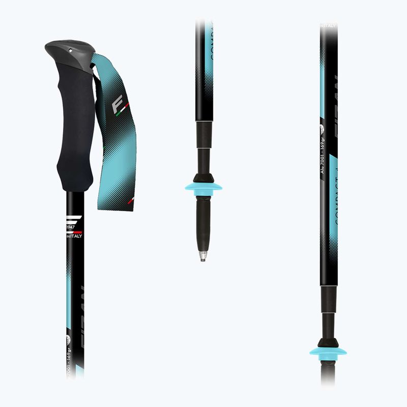 Bețe de trekking  Fizan Compact Tech 4 light blue 5