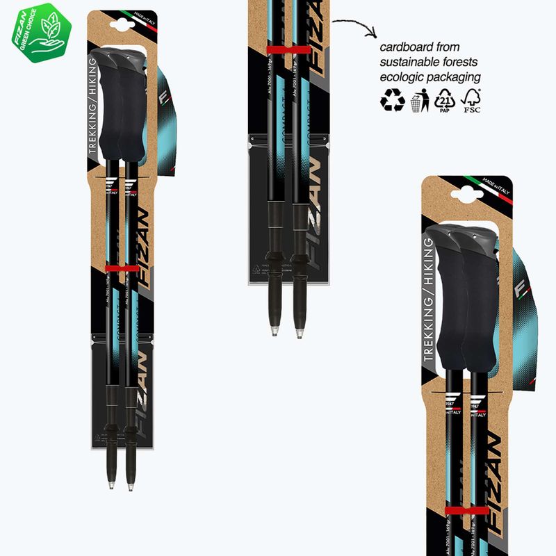 Bețe de trekking  Fizan Compact Tech 4 light blue 6