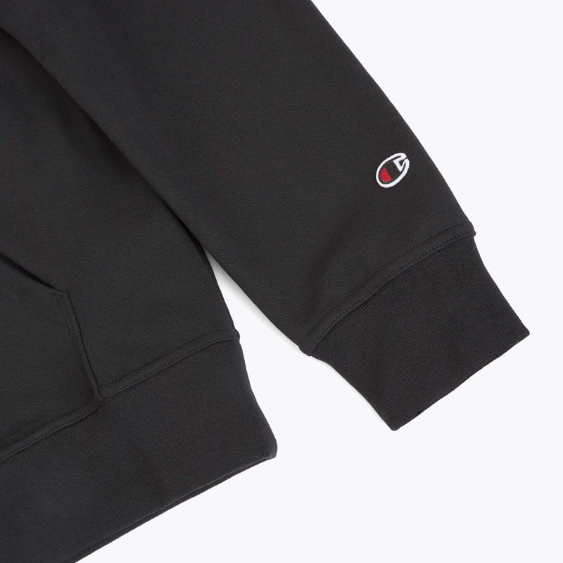 Bluză pentru bărbați Champion 22025 Sweatshirt Hoodie FZ black 4
