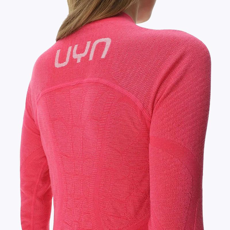 Bluză termică damă UYN Elevation Biomorph LS Turtle Neck pink yarrow 6