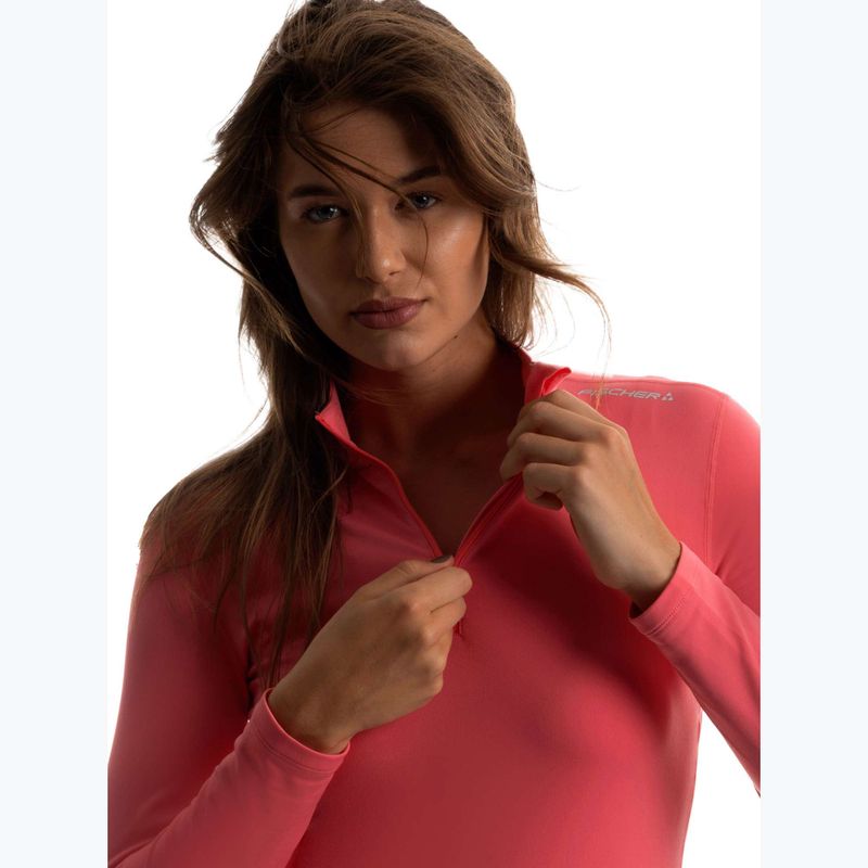 Bluză termoactivă pentru femei Fischer Enbasis Pro calypso coral 5