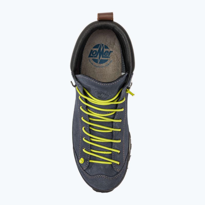 Încălțăminte de turism pentru bărbați Lomer Bio Naturale Mid Mtx Suede flag/lime 5