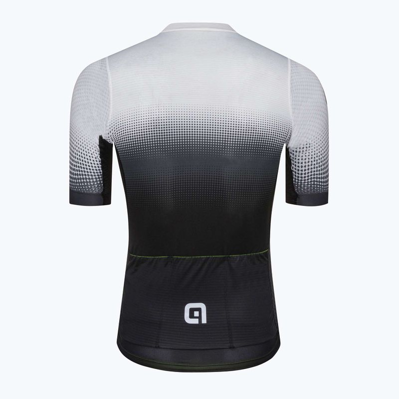Tricou de ciclism Alé Gradient pentru bărbați negru/alb L22144400 2