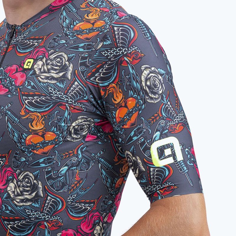 Tricou de ciclism Alé Tattoo pentru bărbați, gri L22111403 4