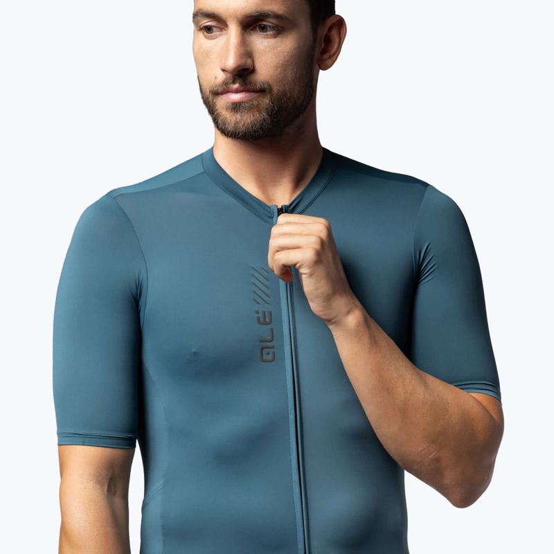 Tricou de ciclism pentru bărbați Alé Color Block Off Road leaf green 3